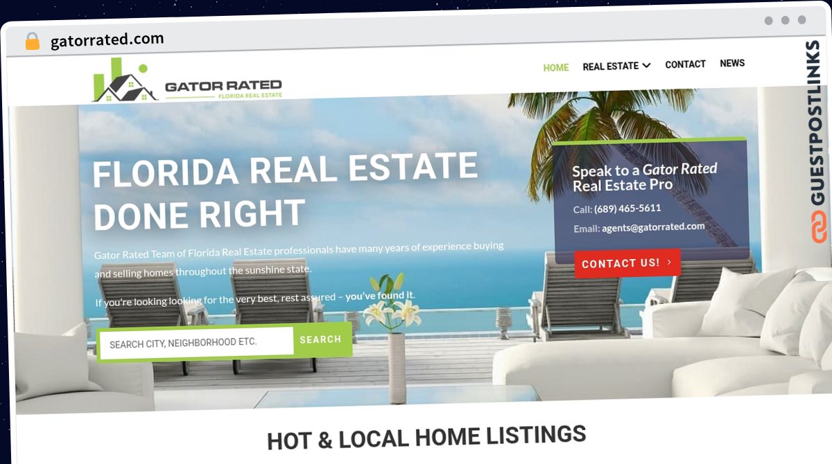 Publish Guest Post on gatorrated.com