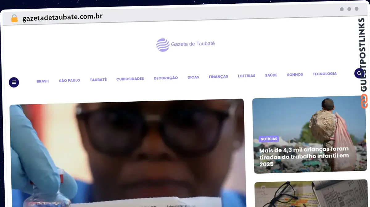 Publish Guest Post on gazetadetaubate.com.br