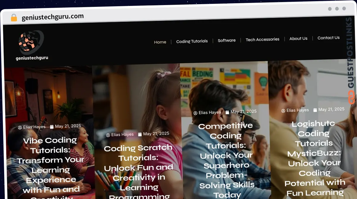 Publish Guest Post on geniustechguru.com