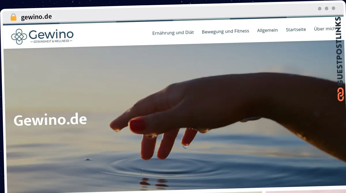 Publish Guest Post on gewino.de