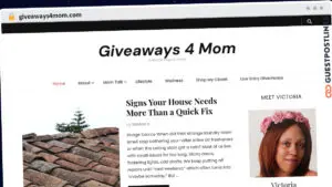 Publish Guest Post on giveaways4mom.com