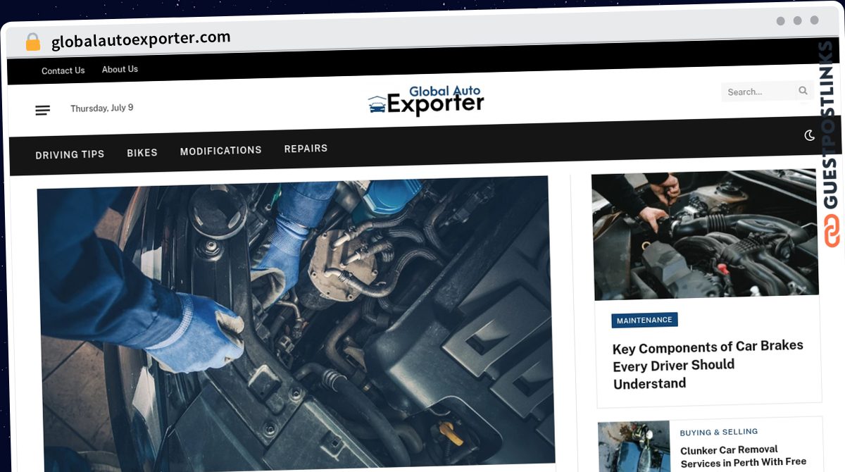 Publish Guest Post on globalautoexporter.com