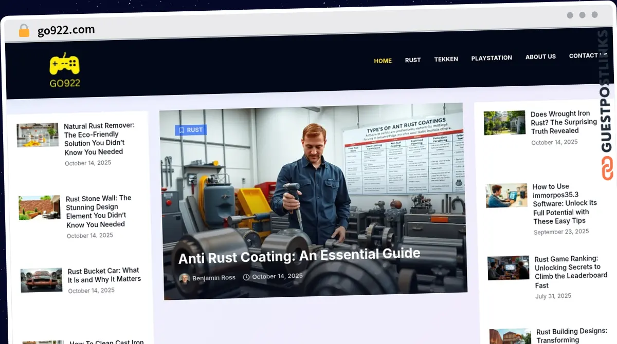 Publish Guest Post on go922.com