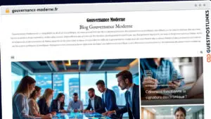 Publish Guest Post on gouvernance-moderne.fr
