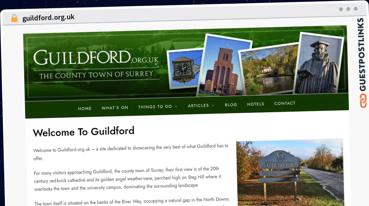 Publish Guest Post on guildford.org.uk