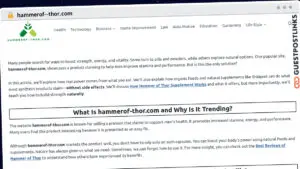 Publish Guest Post on hammerof--thor.com