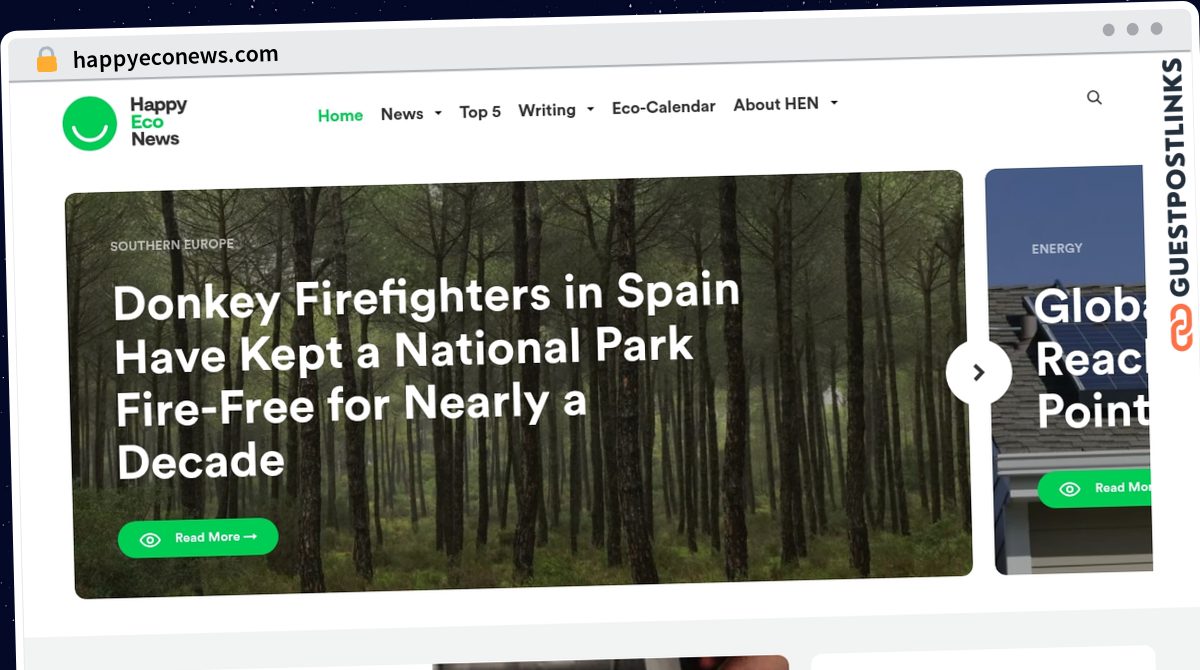 Publish Guest Post on happyeconews.com