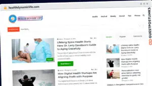 Publish Guest Post on healthdynamiclife.com