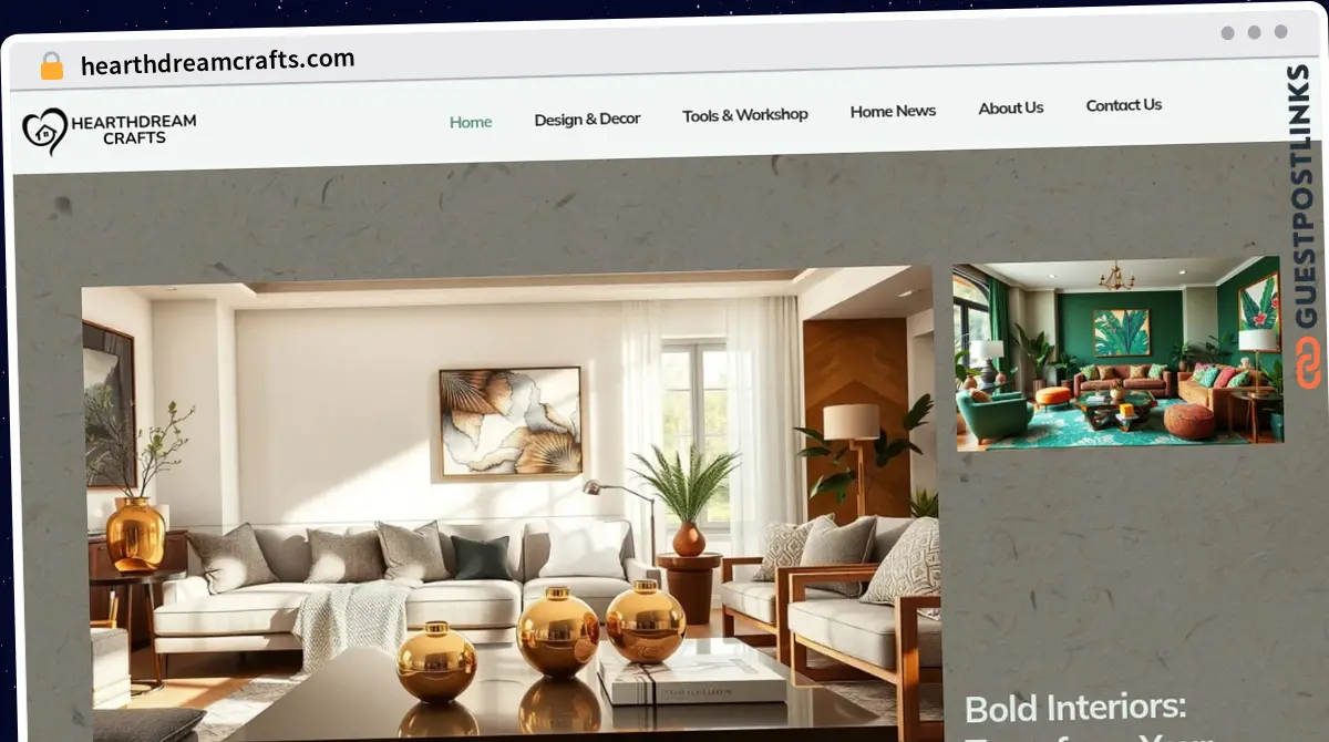 Publish Guest Post on hearthdreamcrafts.com