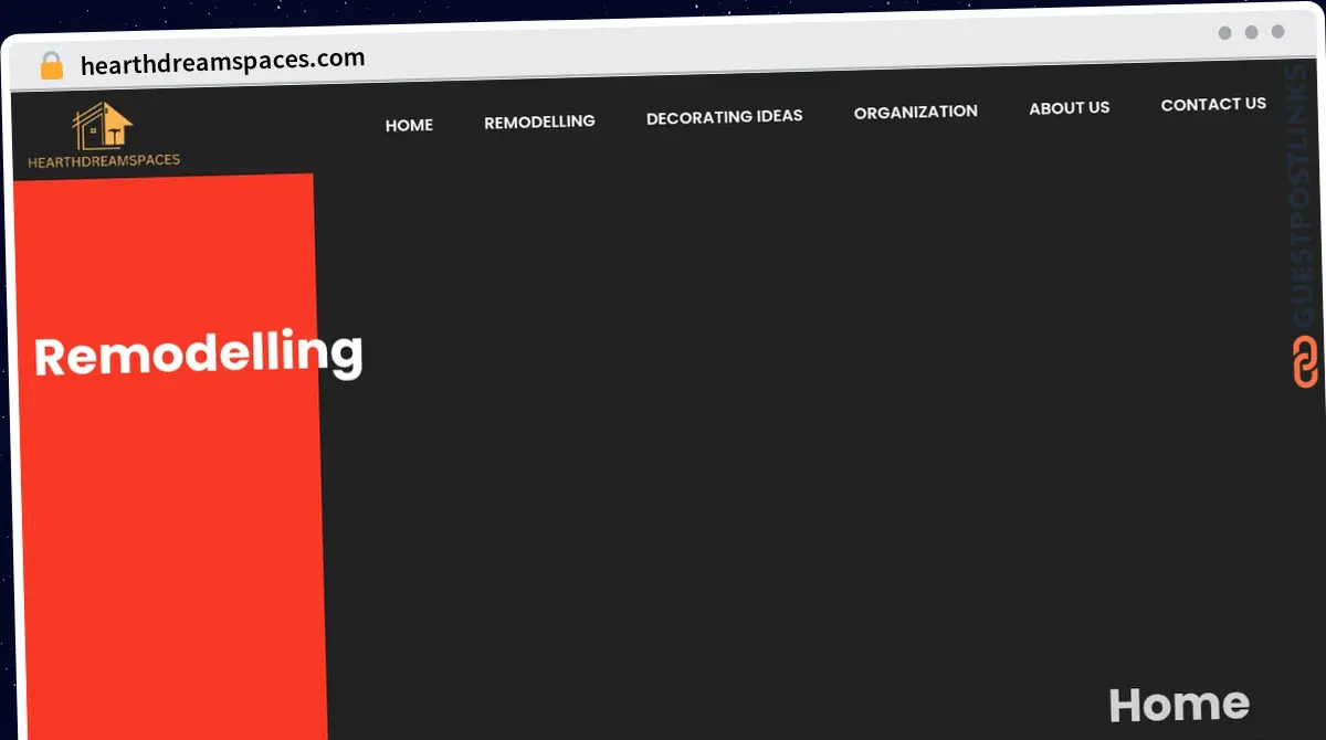 Publish Guest Post on hearthdreamspaces.com