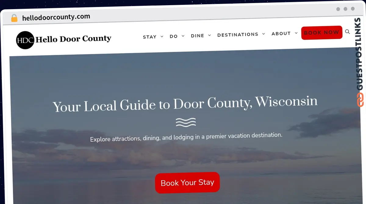 Publish Guest Post on hellodoorcounty.com