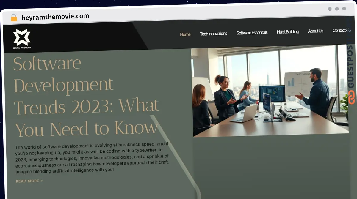 Publish Guest Post on heyramthemovie.com