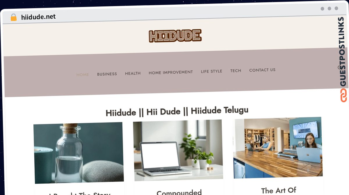 Publish Guest Post on hiidude.net