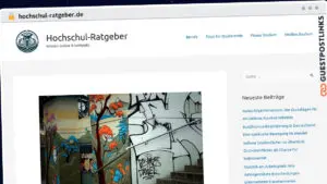Publish Guest Post on hochschul-ratgeber.de