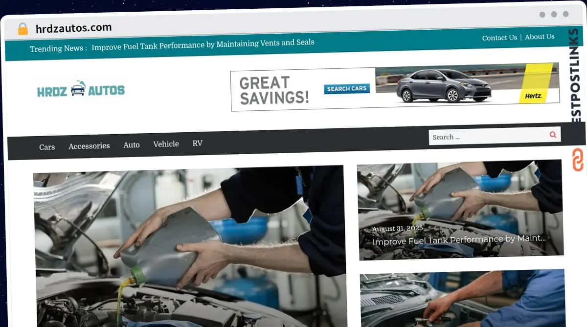 Publish Guest Post on hrdzautos.com