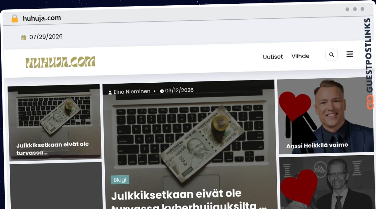Publish Guest Post on huhuja.com