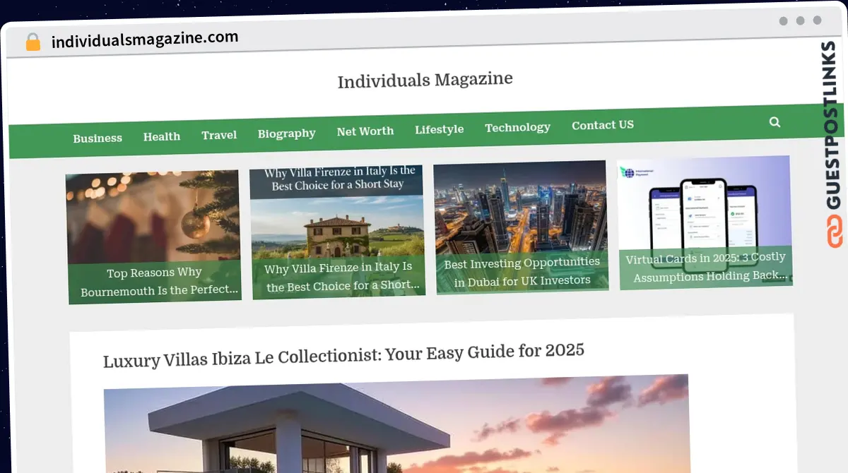 Publish Guest Post on individualsmagazine.com
