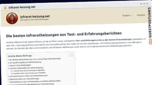 Publish Guest Post on infrarot-heizung.net