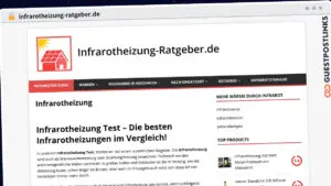 Publish Guest Post on infrarotheizung-ratgeber.de