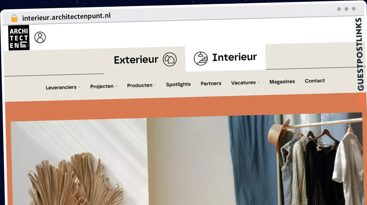 Publish Guest Post on interieur.architectenpunt.nl