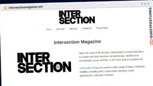 Publish Guest Post on intersectionmagazine.net