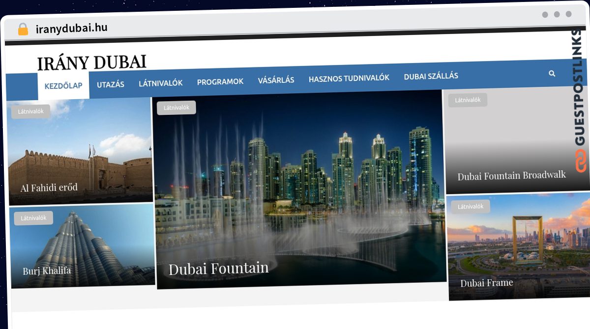 Publish Guest Post on iranydubai.hu