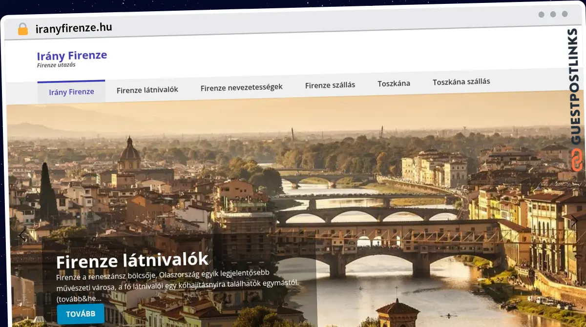 Publish Guest Post on iranyfirenze.hu