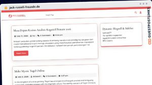 Publish Guest Post on jack-russell-freunde.de