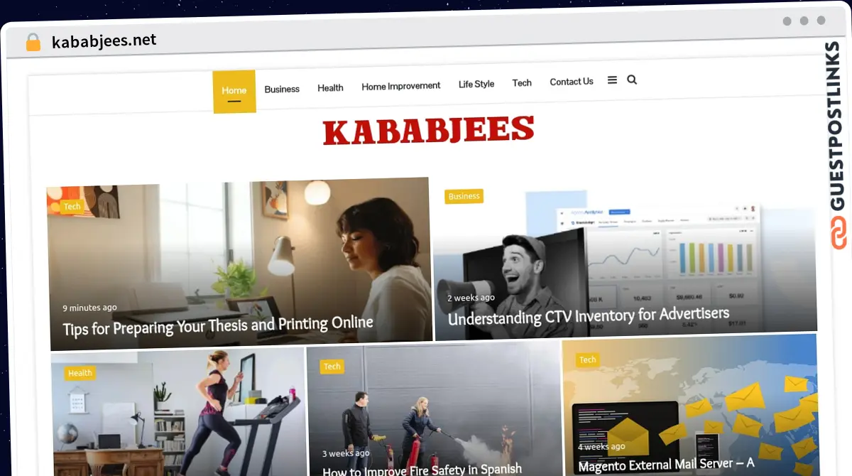 Publish Guest Post on kababjees.net