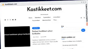 Publish Guest Post on kastikkeet.com