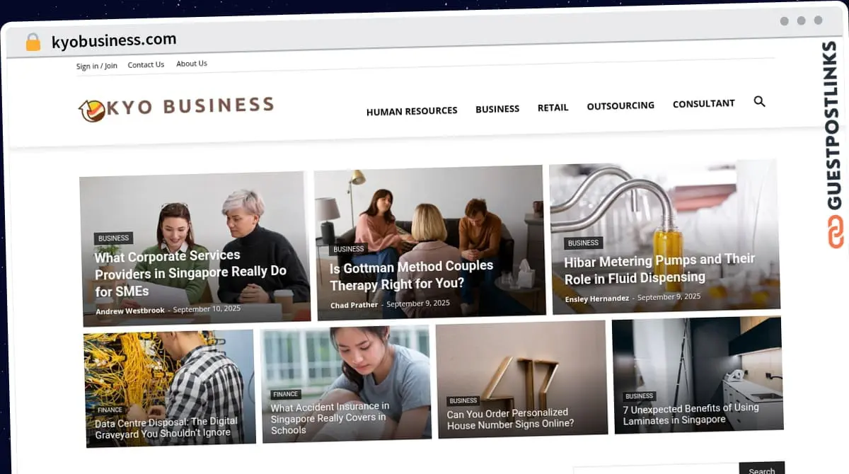 Publish Guest Post on kyobusiness.com