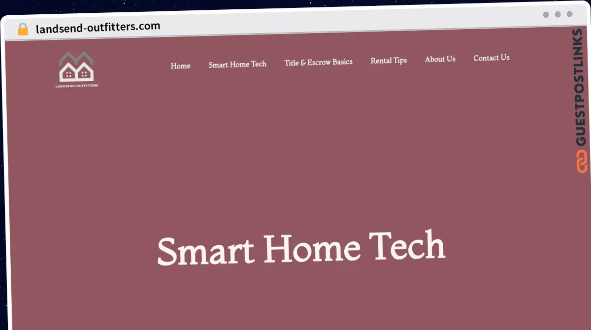Publish Guest Post on landsend-outfitters.com