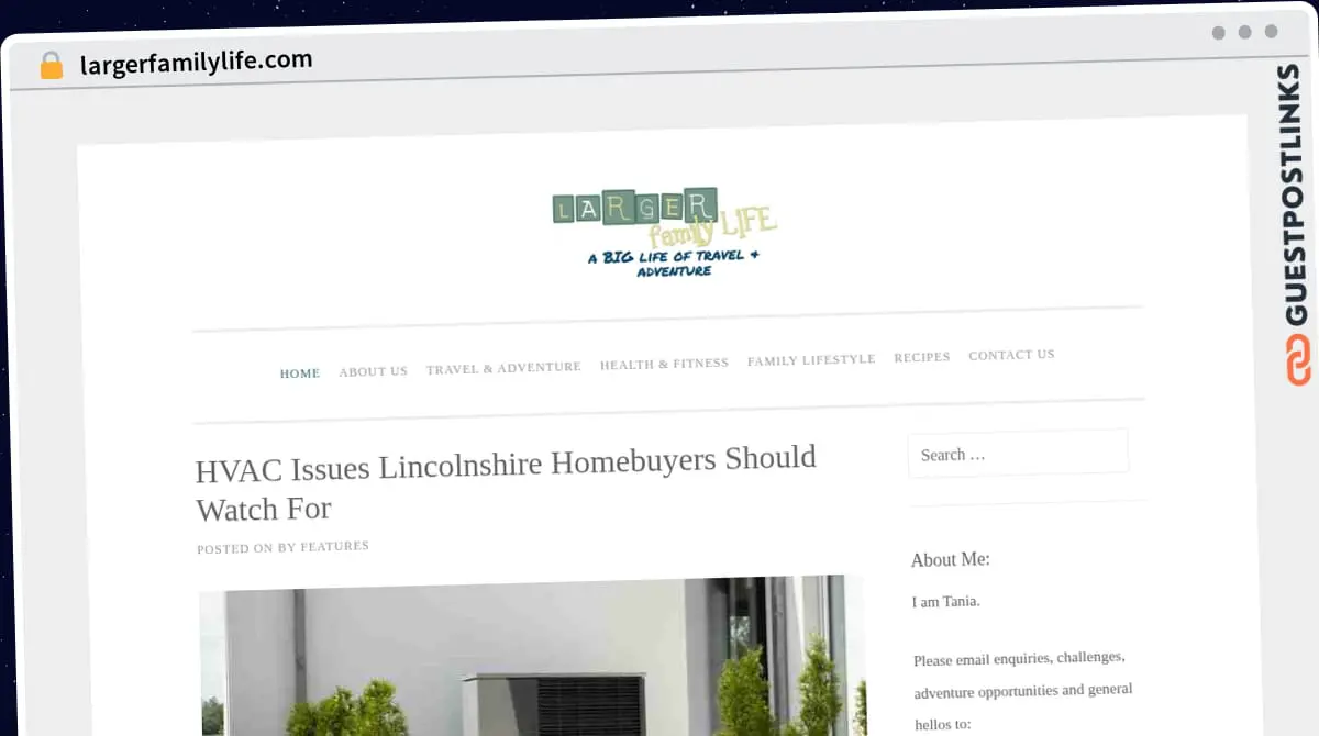 Publish Guest Post on largerfamilylife.com
