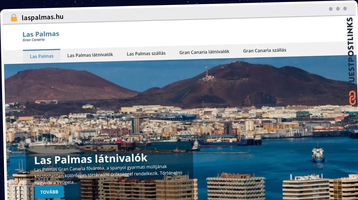 Publish Guest Post on laspalmas.hu