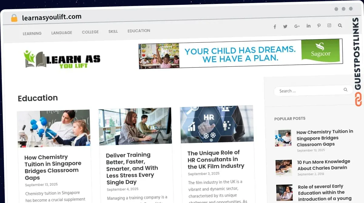 Publish Guest Post on learnasyoulift.com
