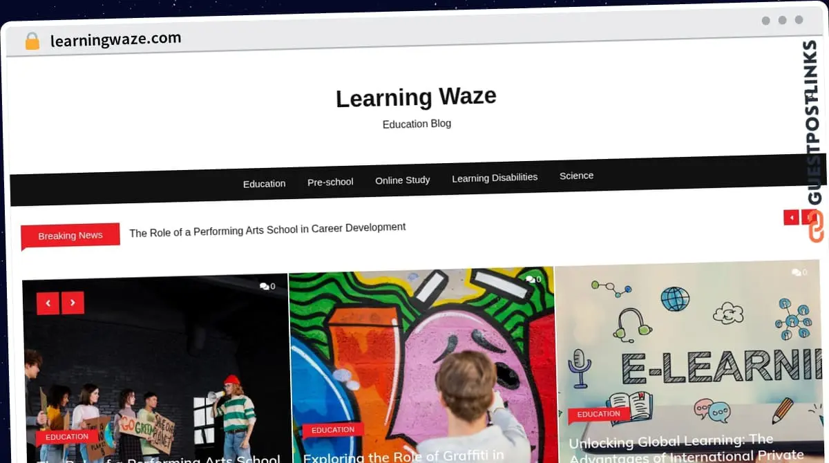 Publish Guest Post on learningwaze.com