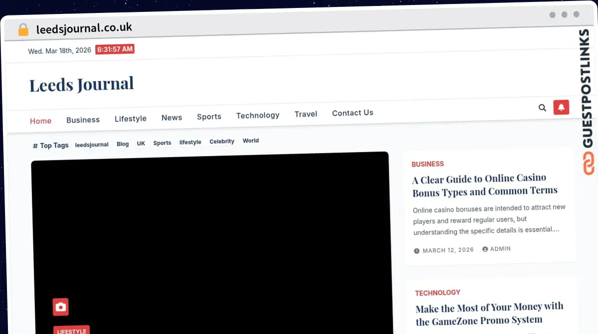 Publish Guest Post on leedsjournal.co.uk