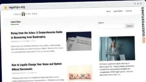 Publish Guest Post on legaltips.org