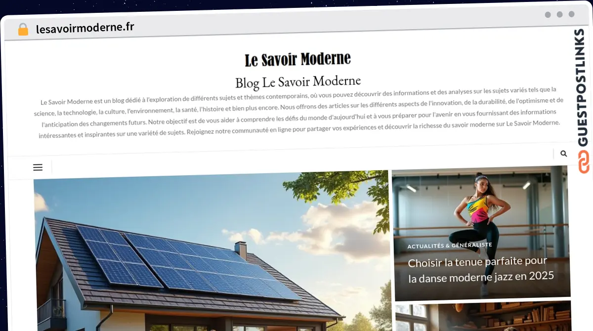 Publish Guest Post on lesavoirmoderne.fr