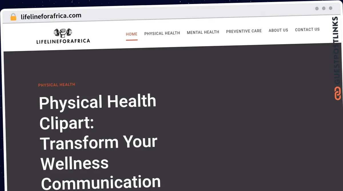 Publish Guest Post on lifelineforafrica.com