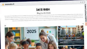 Publish Guest Post on loietordre.fr