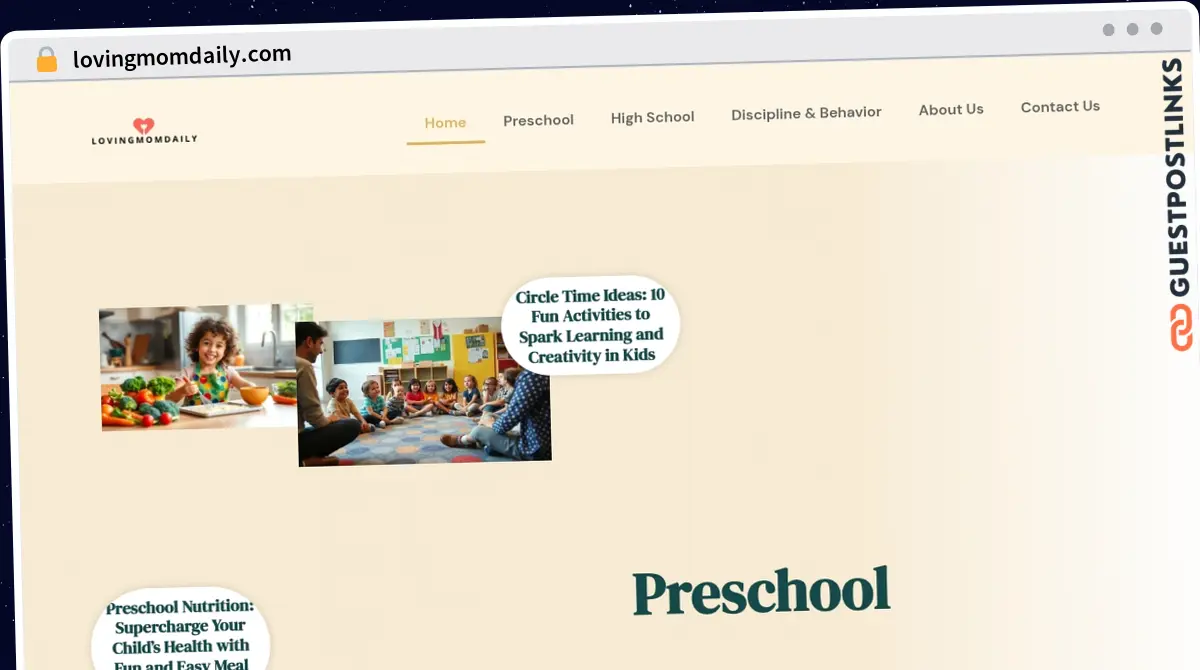 Publish Guest Post on lovingmomdaily.com