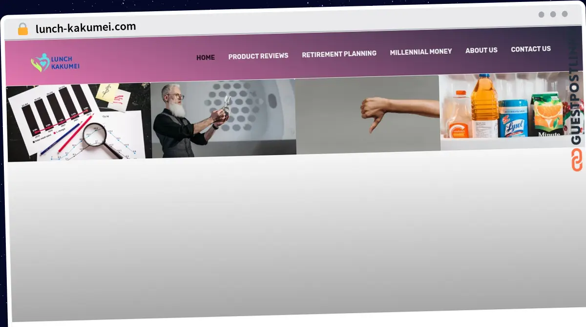 Publish Guest Post on lunch-kakumei.com