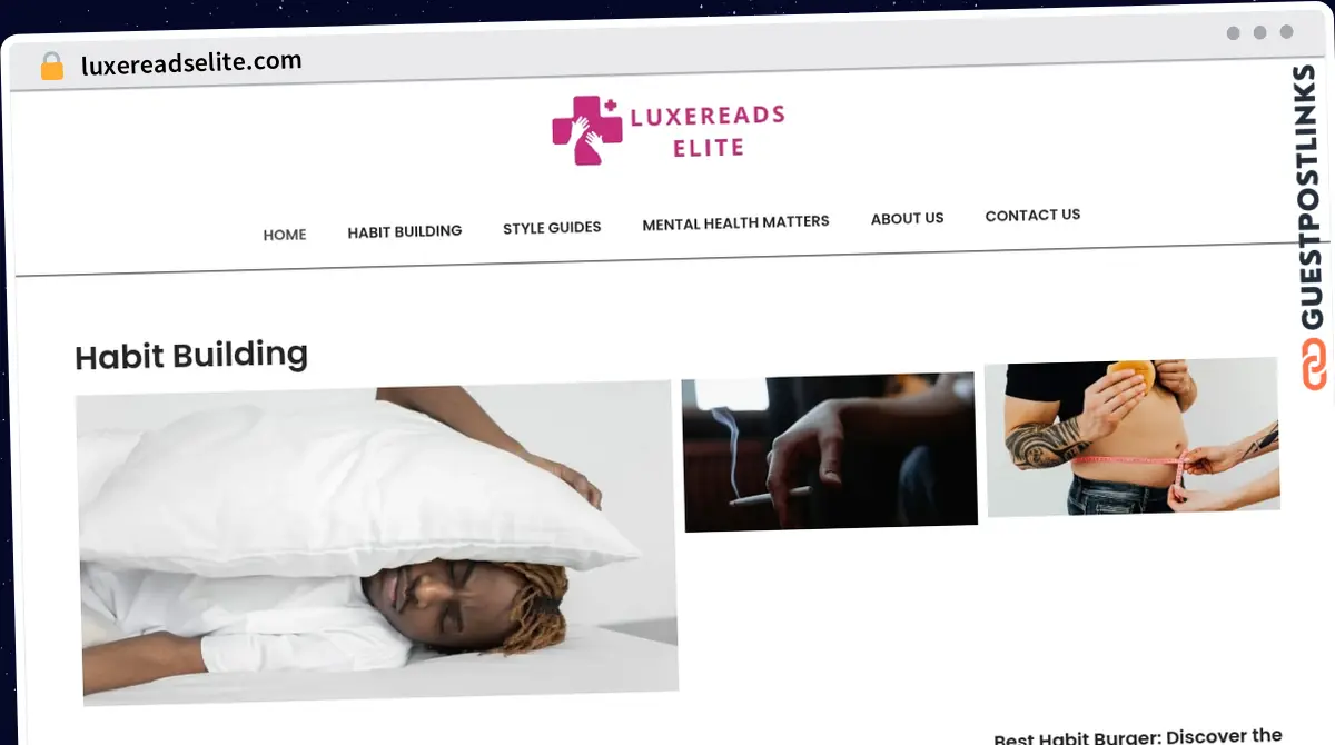 Publish Guest Post on luxereadselite.com