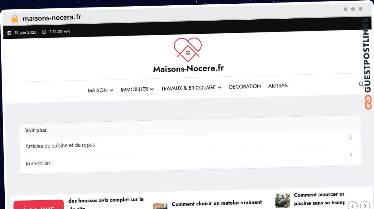 Publish Guest Post on maisons-nocera.fr