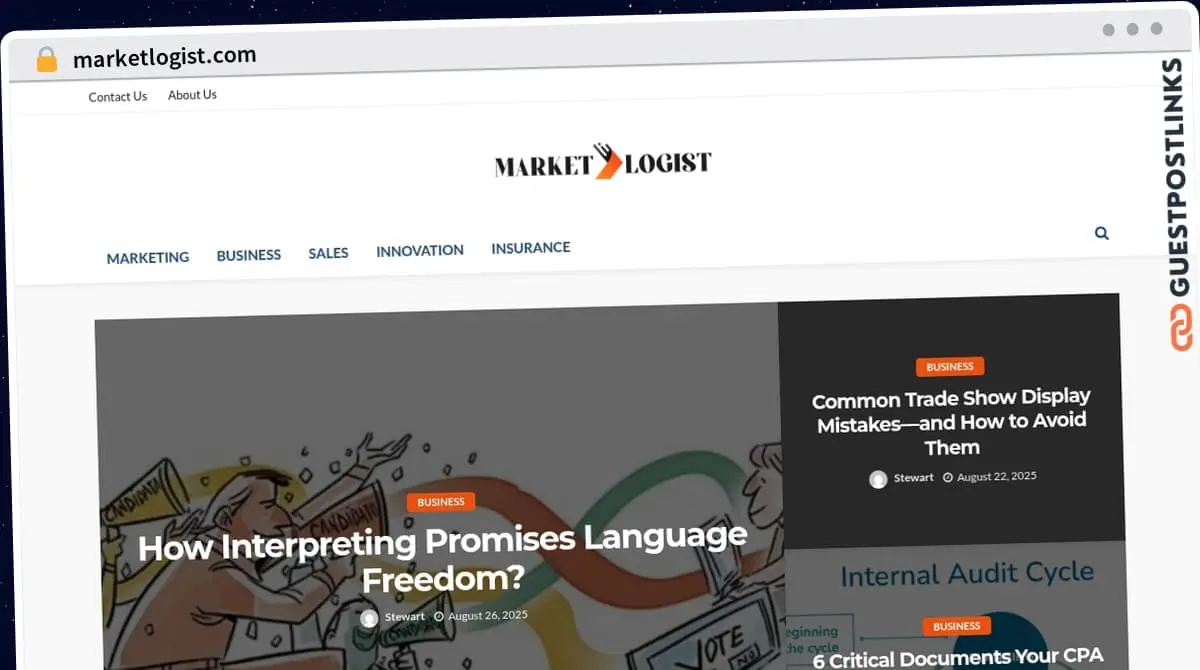 Publish Guest Post on marketlogist.com