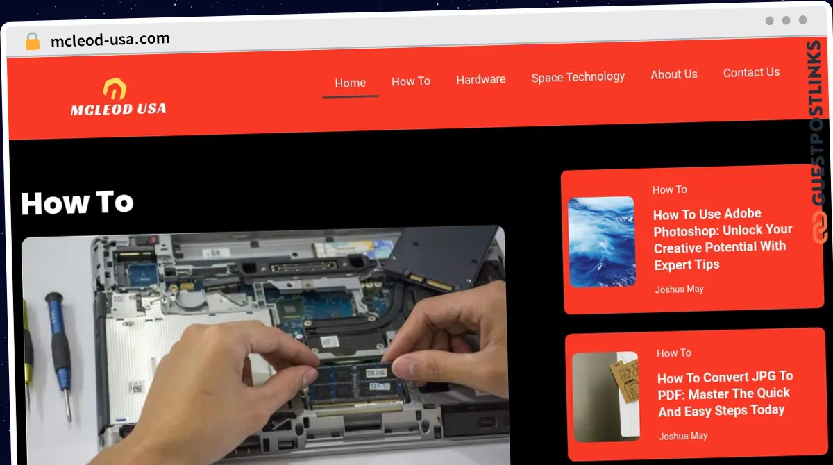Publish Guest Post on mcleod-usa.com