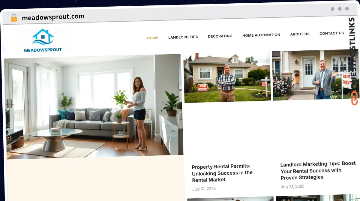Publish Guest Post on meadowsprout.com