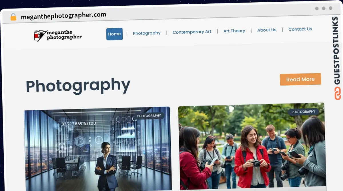 Publish Guest Post on meganthephotographer.com
