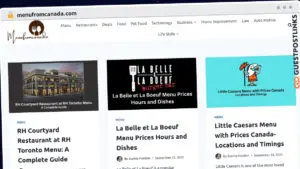 Publish Guest Post on menufromcanada.com